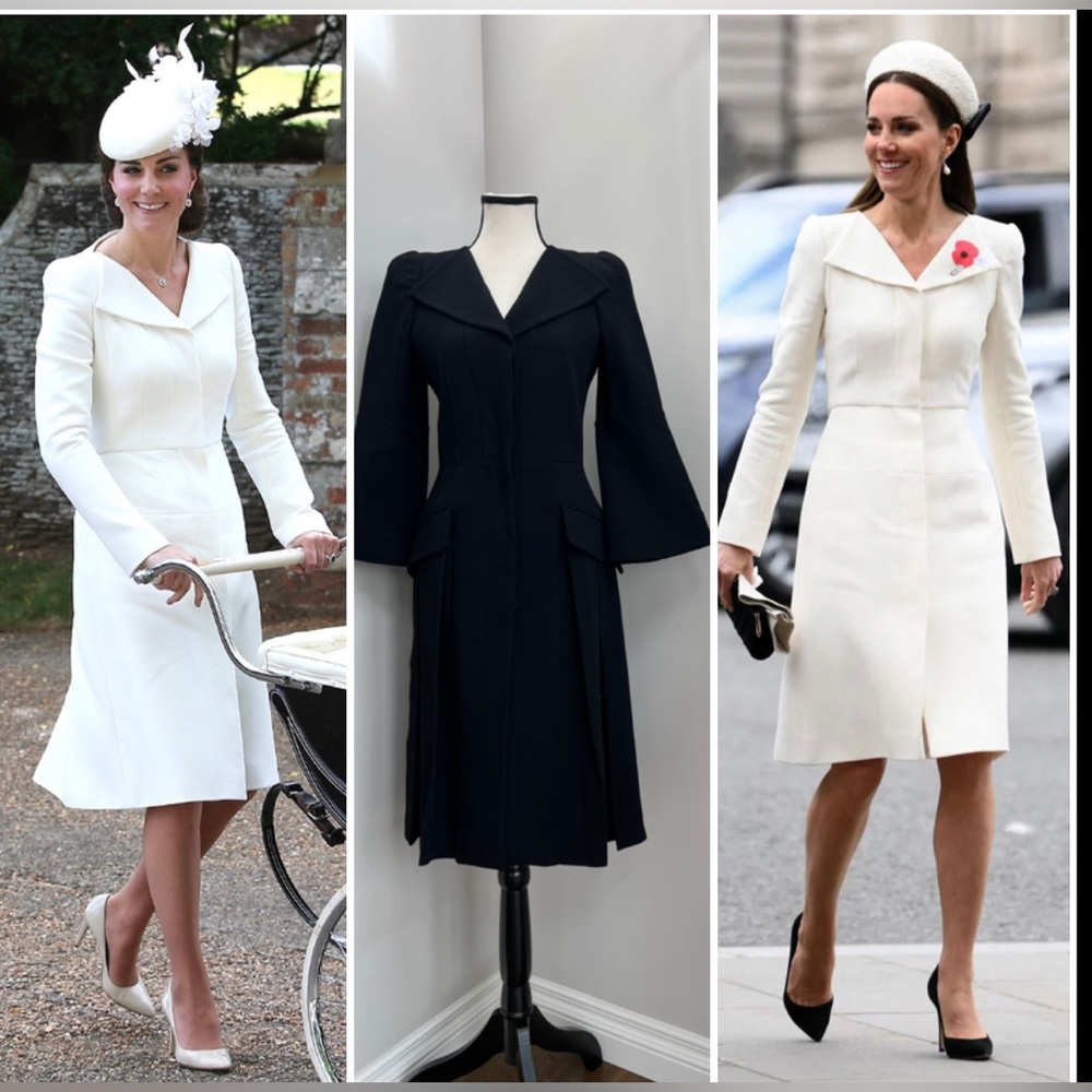 Alexander McQueen Dress / Coat as seen on Kate Middleton IT size 38